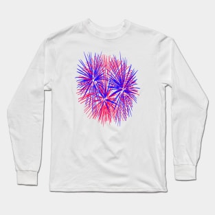 Light Up The Night Sky Colorful Fireworks Celebrations 10 Long Sleeve T-Shirt